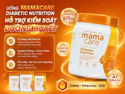 Sản phẩm dinh dưỡng Mamacare Úc cho người tiểu đường 500g